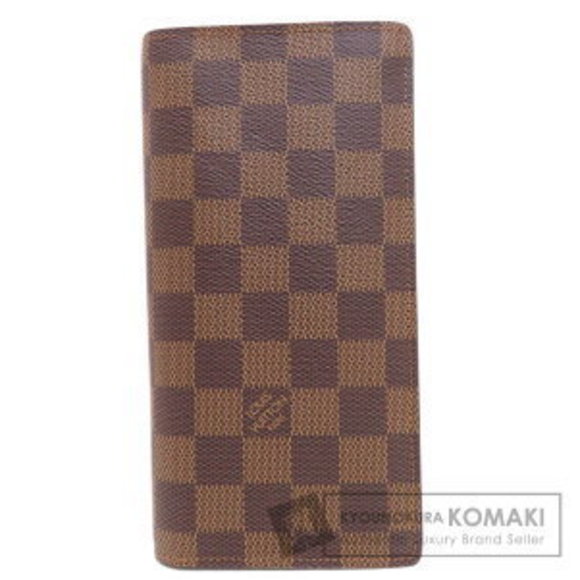Louis Vuitton Portefeuille Brazza Damier Ebene Brown Long Wallet - Picture 1 of 9